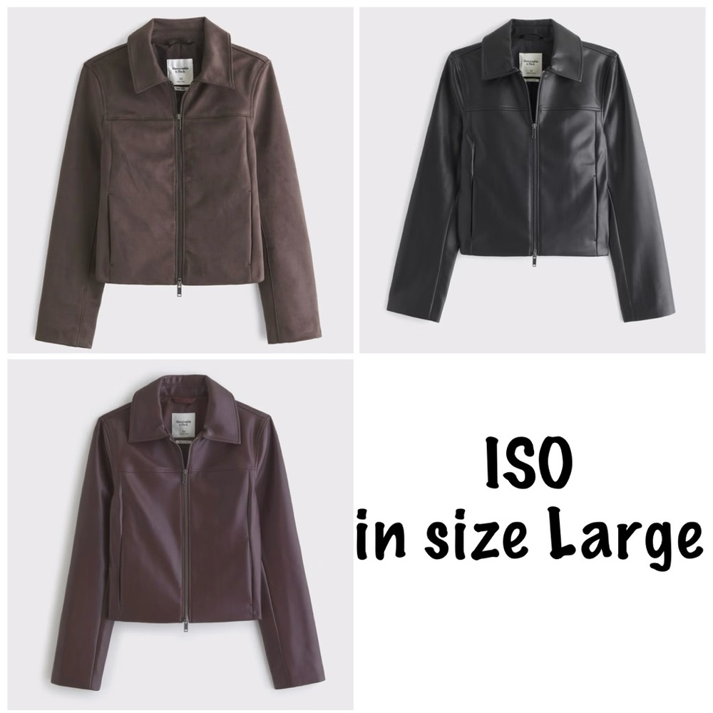 ISO Slim Zip Vegan Suede and Leather Jacket